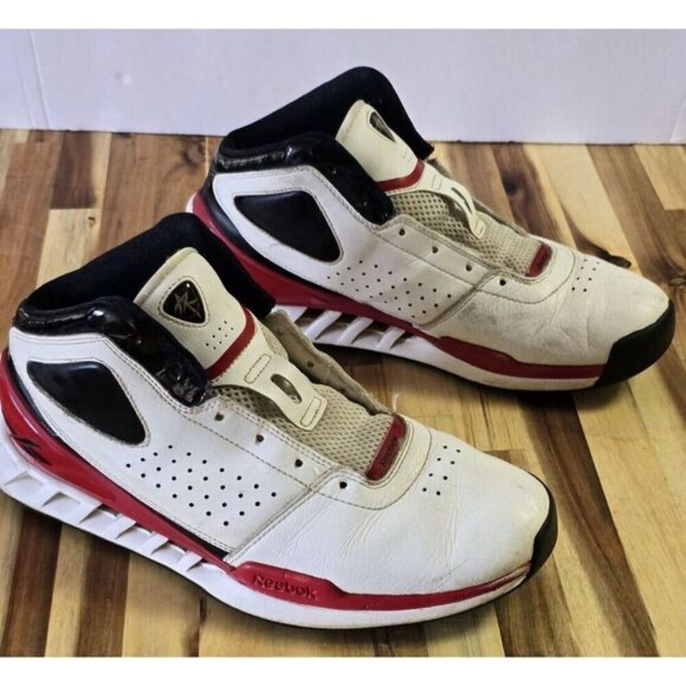 Reebok ATR Above The Rim Basketball Shoes Men's 9.5 White Red Black Vintage Rare